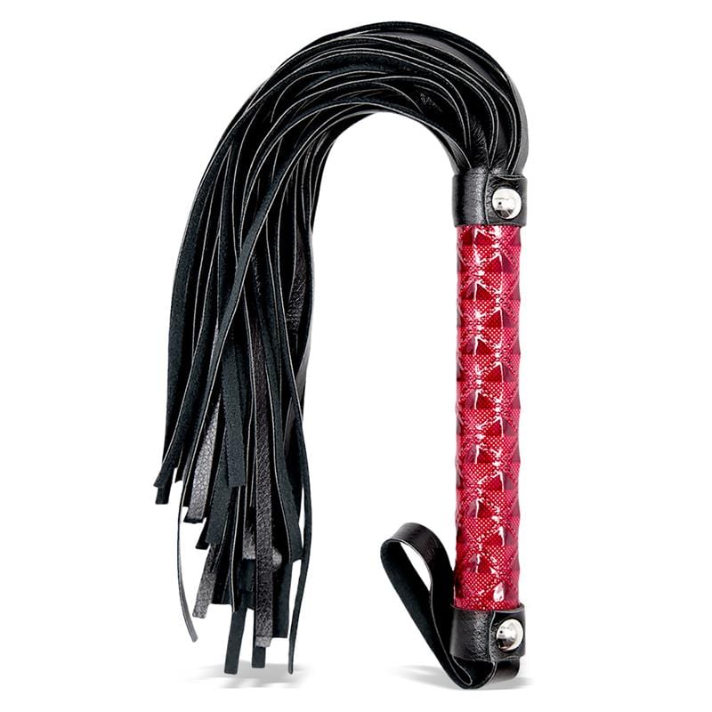 Diamond Flogger aus veganem Leder BDSM